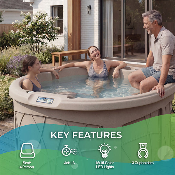 LS200 Hot Tub 4-Person, 13-Jet