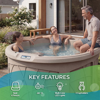LS200 Hot Tub 4-Person, 13-Jet