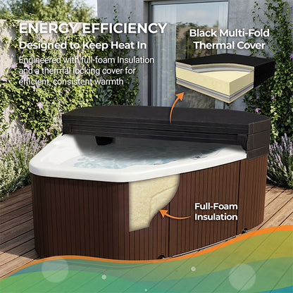 LS300 Plus Hot Tub 2-Person, 17-Jet