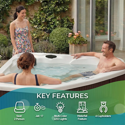 LS300 Plus Hot Tub 2-Person, 17-Jet