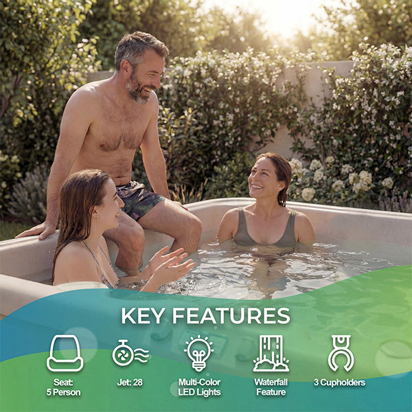 LS350DX Hot Tub  5-Person, 28-Jet