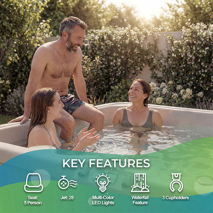 LS350DX Hot Tub  5-Person, 28-Jet