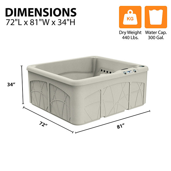 LS350DX Hot Tub  5-Person, 28-Jet