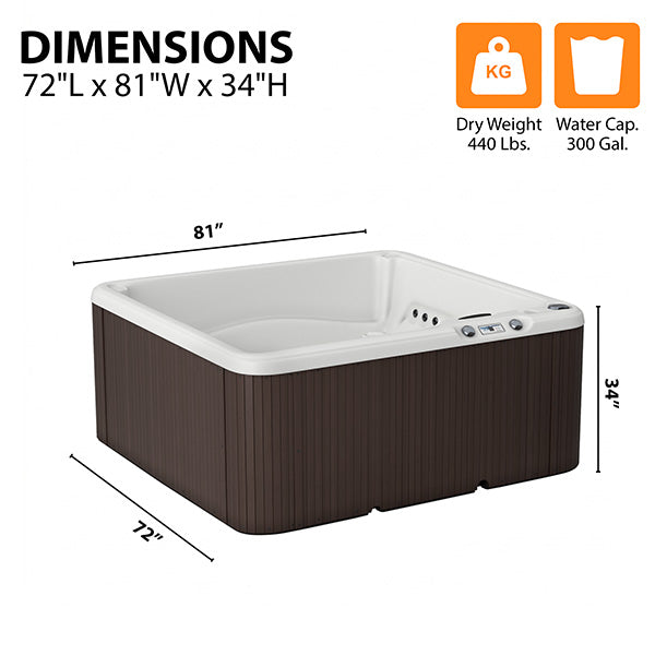 LS350 Plus Hot Tub 5-Person, 28-Jet