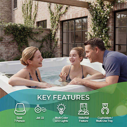 LS450DX Hot Tub 7-Person, 22-Jet