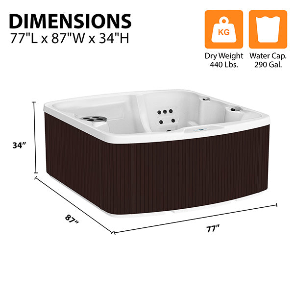 LS500 Plus Hot Tub 5-Person, 23-Jet