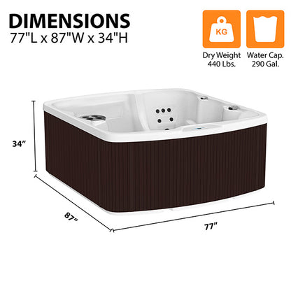 LS500 Plus Hot Tub 5-Person, 23-Jet