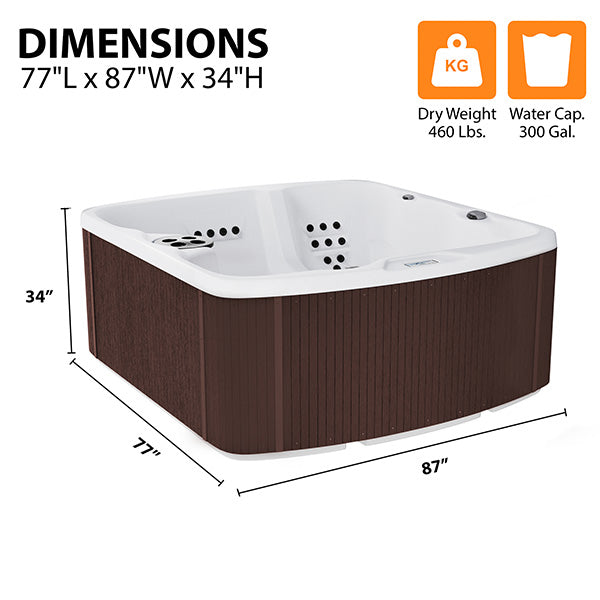LS550 Plus Hot Tub 5-Person, 65-Jet