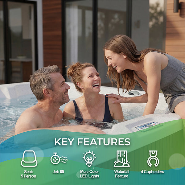 LS550 Plus Hot Tub 5-Person, 65-Jet