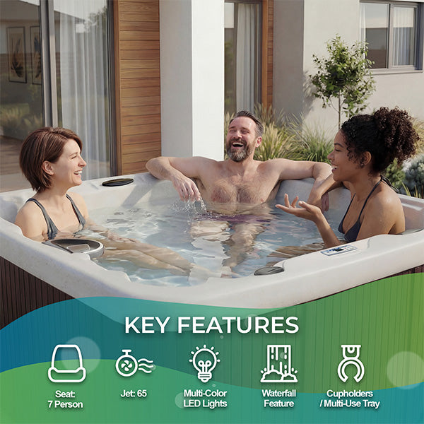 LS600DX Hot Tub 7-Person, 65-Jet