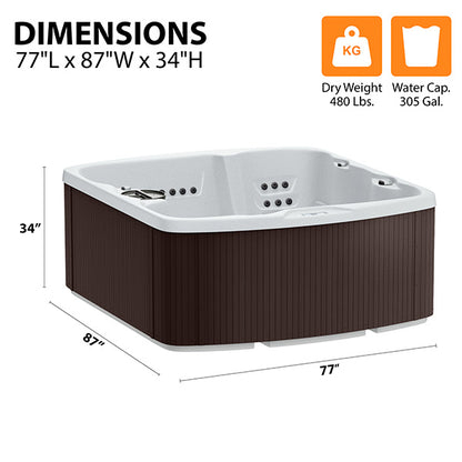 Leganza Hot Tub 6-Person, 91-Jet