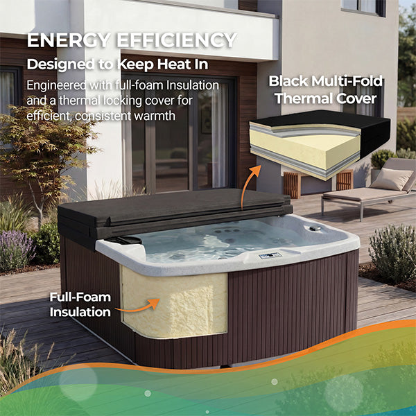 Leganza Hot Tub 6-Person, 91-Jet