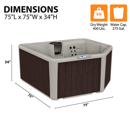 Sereno Hot Tub 4-Person, 22-Jet