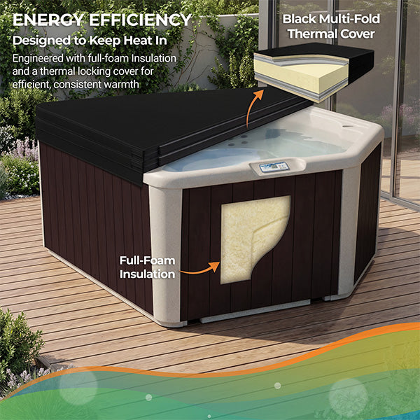Lifesmart Spas Sereno Hot Tub 4-Person, 22-Jet